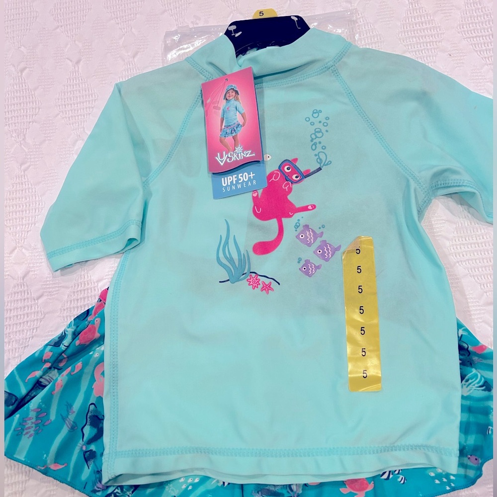 Girls Skinz Bathing Suit